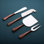 Ridge 4 Piece Stainless Steel Cheese Serving Set