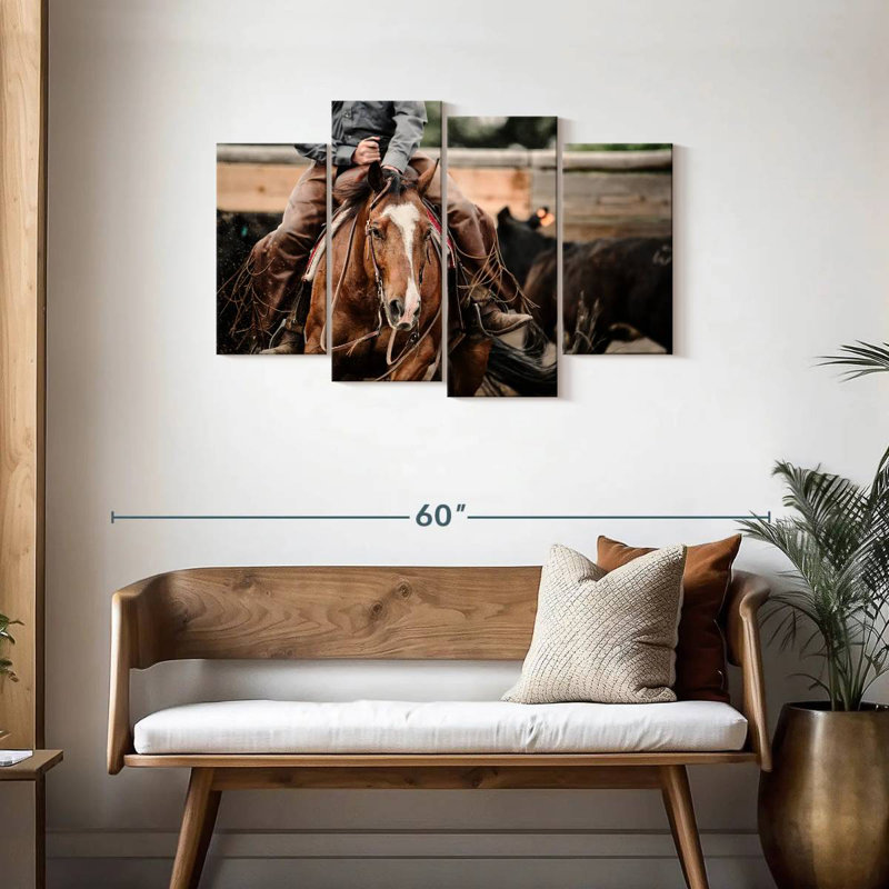 Cheval de coupe I, H 27 po x l 43 po