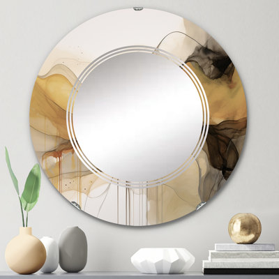 Pipistrell - Miroir mural moderne rond