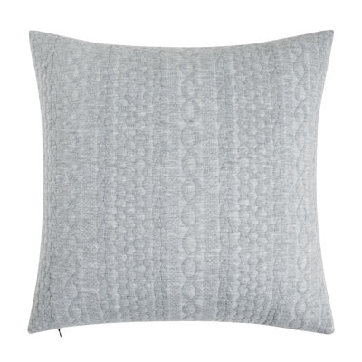Knit Collection With Geometric Pattern Reversible Throw Pillow