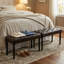 Banc de piano avec repose-pieds Franz Espresso