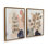 Ensemble de 2 feuilles harmoniques duo II