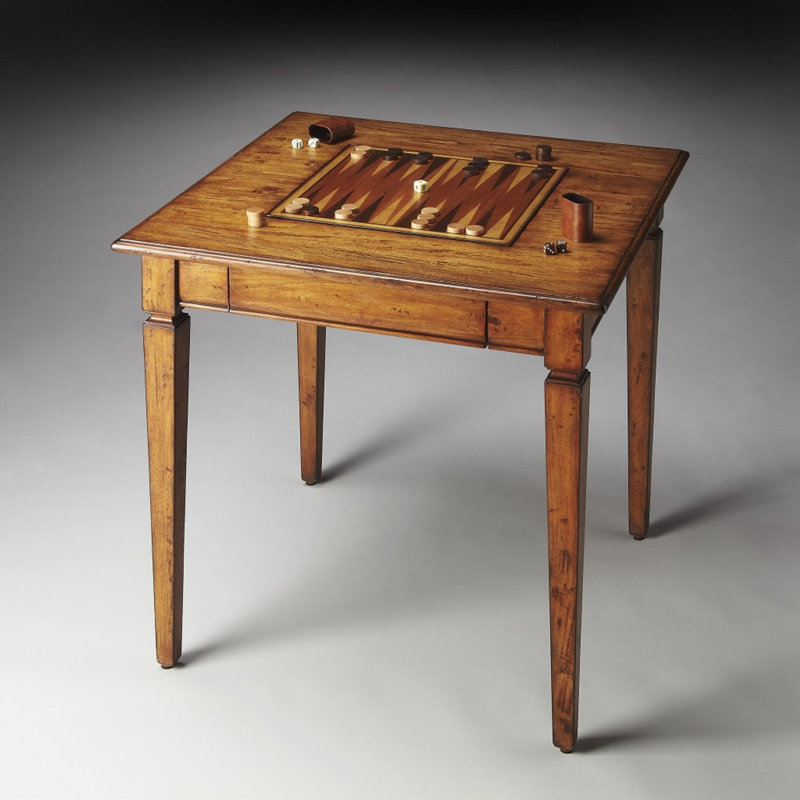 30" Mountain Lodge Chess & Backgammon Table