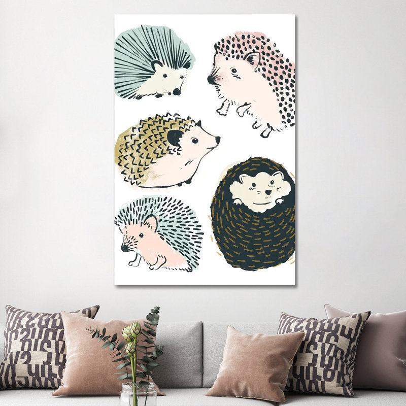Prickle Pals II by June Erica Vess - Wrapped Canvas Painting, 152.5 cm H x 101.5 cm W
