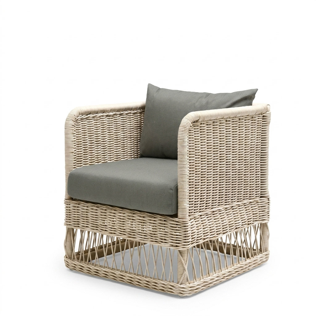 Margot 5-Person Sunbrella® Complete Patio Set, Canvas Charcoal, White