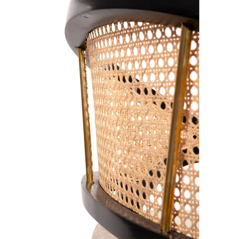 Royce 38" Tall Counter Stool, Black