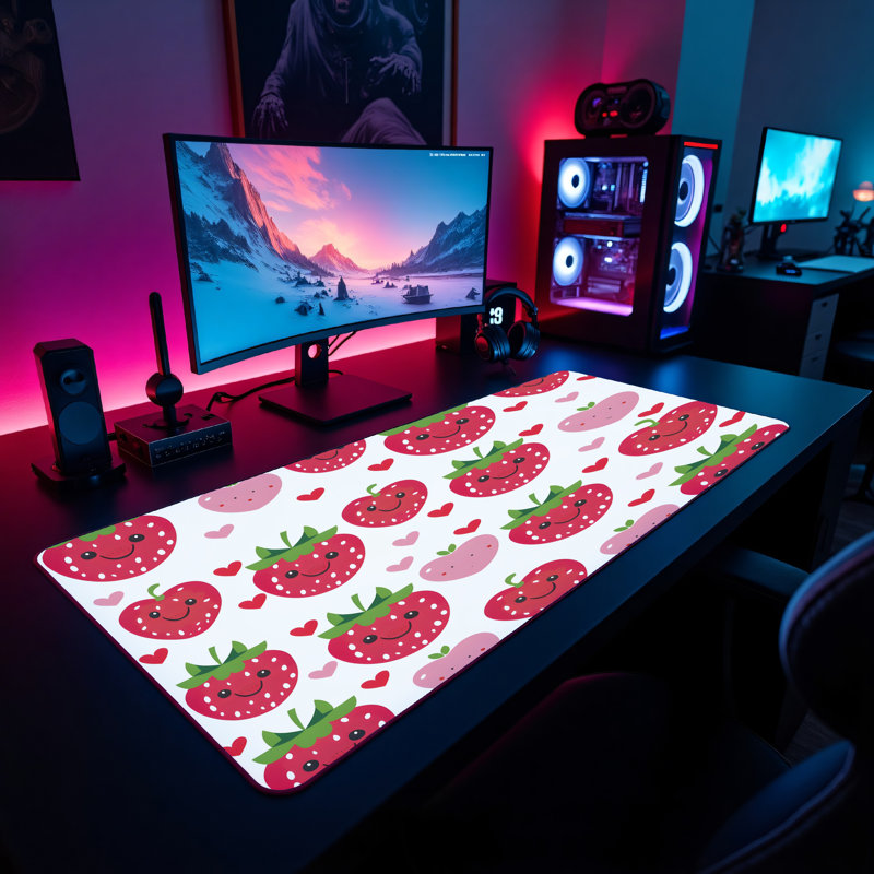 Polyester Desk Pad, 31.5x15.5
