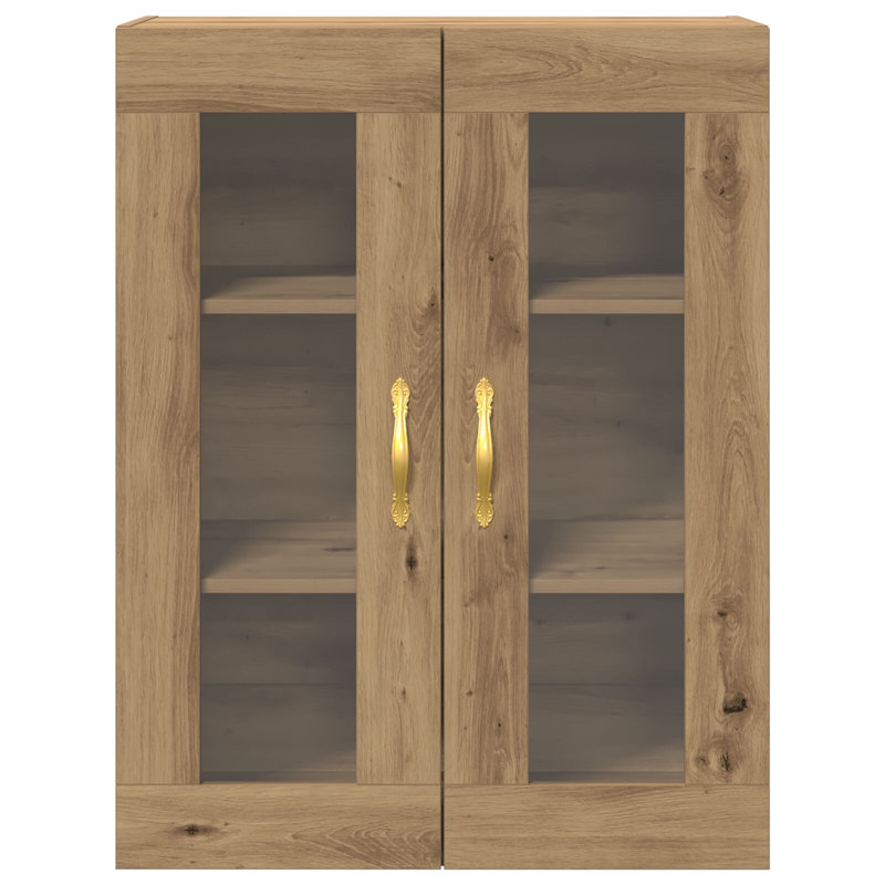 Wall Cabinet Wall-mounted Engineered Wood Modern Storage Solution Decor, Artisan Oak