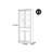 European style living room storage bookcase