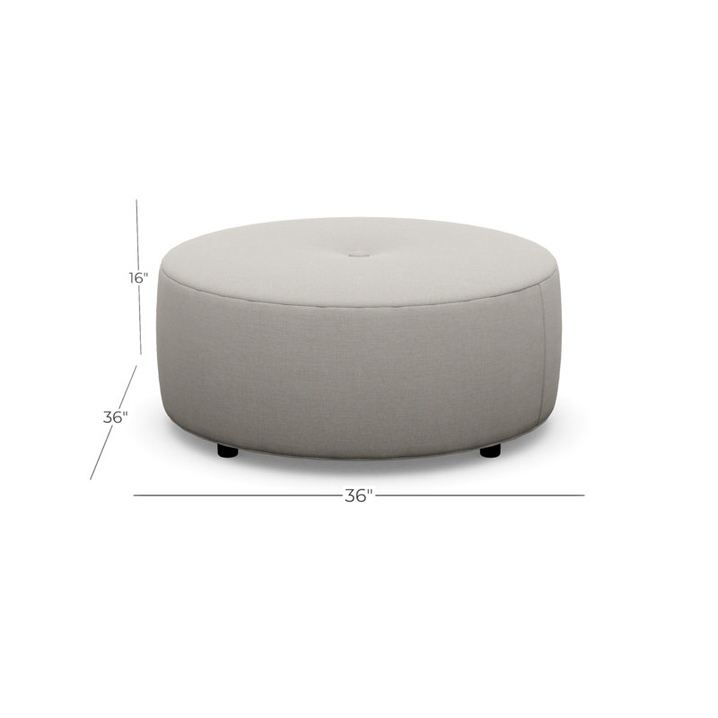 Pouf Round Ottoman, Grande 120910