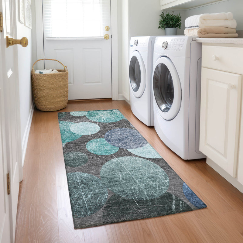 Findlay Abstract Indoor / Outdoor Rug, Runner 2'3" x 7'6"
