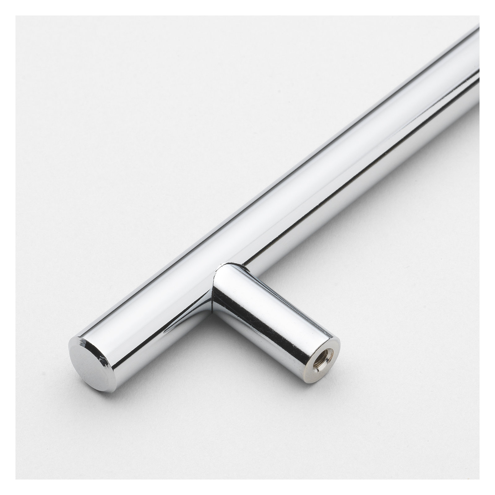 Roman Bar Pull, Polished Chrome, 6 5/16"