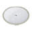 White Oval Undermount Bathroom Sink With Overflow