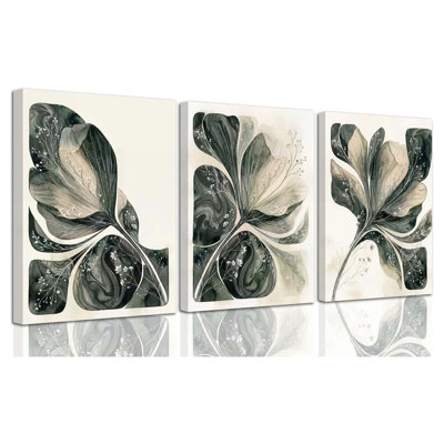 3 Piece Wrapped Canvas Wall Art