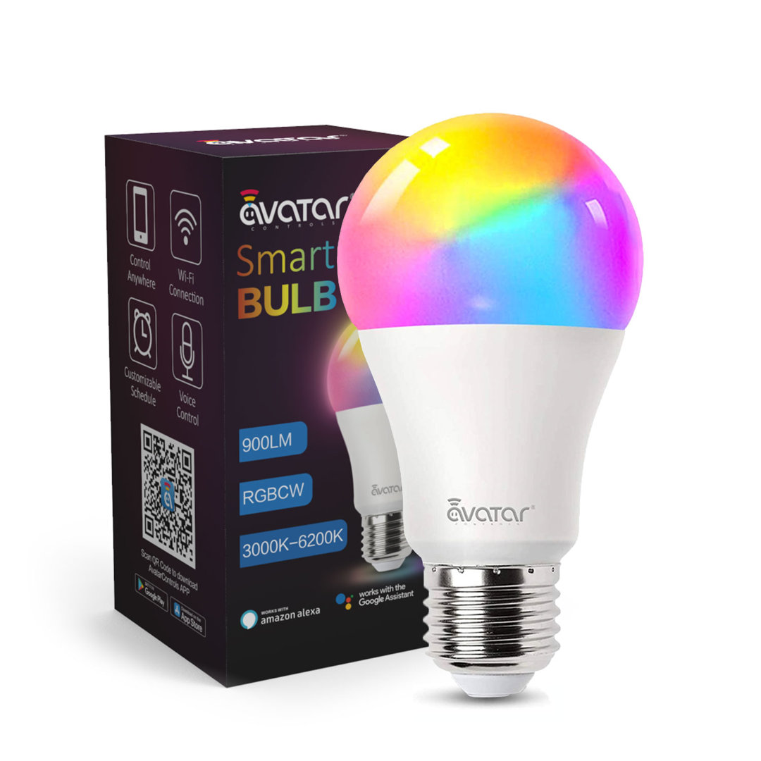 70 Watt Equivalent A19 E26/Medium (Standard) Dimmable LED Smart Bulb Avatar Controls