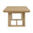 Brown Trestle Table With Leaf