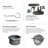 28 In. Stainless Steel Linear Shower Drain With Square Pattern Surface