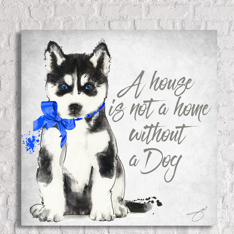 «Not a Home», reproduction d'impression sur toile encadrée, H 18 po x l 18 po x P 1 po, Toile tendue
