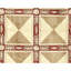 Hand Knotted Wool Area Rug in Red