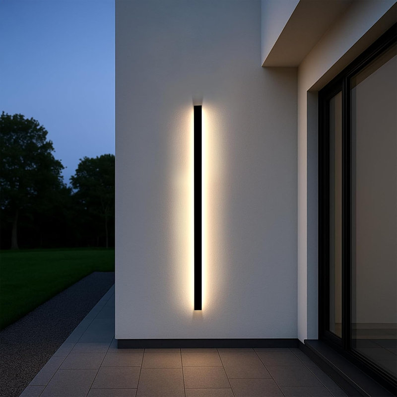 Modern Outdoor Wall Lamp, Modern Outdoor Wall Lamp, 92.3"