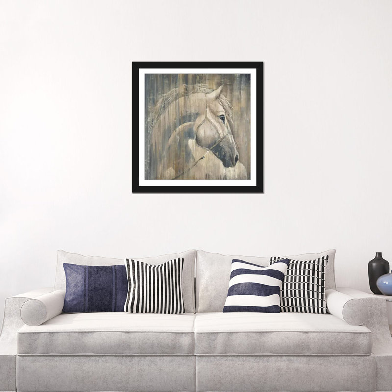«His Majesty» par Liz Jardine - impression sur toile tendue, H 12 po x l 12 po x P 1,5 po, Toile tendue, Blanc