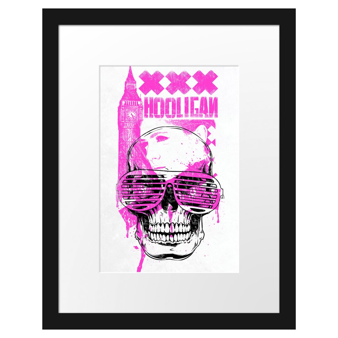 Gerahmtes Poster Uk Hooligan Light