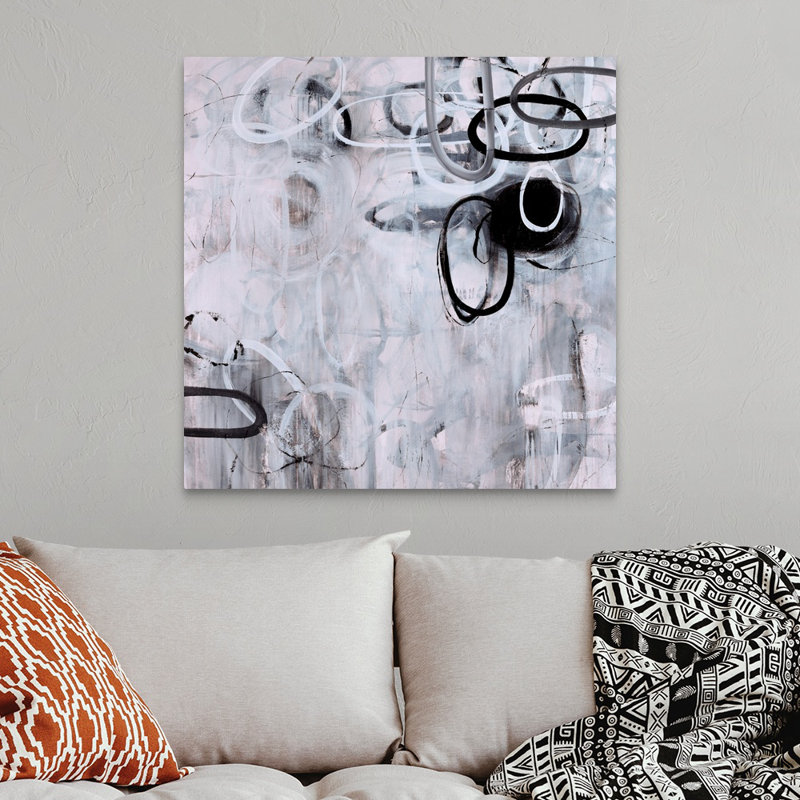 «Circular Mouvement» par Jodi Maas - reproduction d'art sur toile, H 36 po x l 36 po x 1,25 po, Canvas Gallery Wrap
