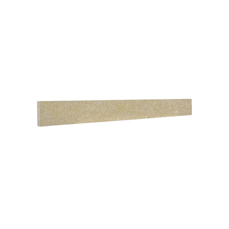 Dosseret en pierre 24 po, Marbre de couleur crème