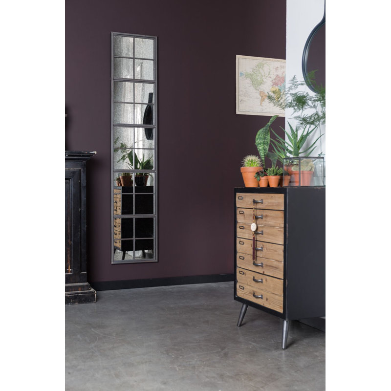Window Rectangle Metal Mirror