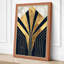 Sunburst Elegance Art Deco - Wrapped Canvas-1100658482-1100658474