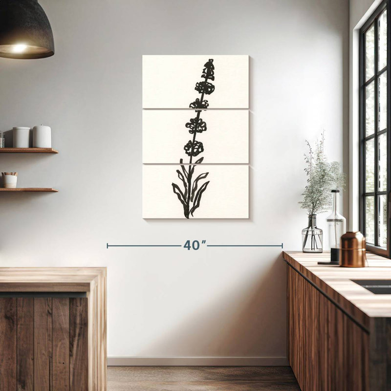 Esquisse botanique Harnek Ink IV, H 38 po x l 24 po