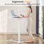 Table portative mobile de PC de bureau de bureau debout, poste de travail d'ordinateur de taille réglable de roulement pour la maison-111713444