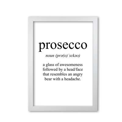 Prosecco - Rectangle Print Typography
