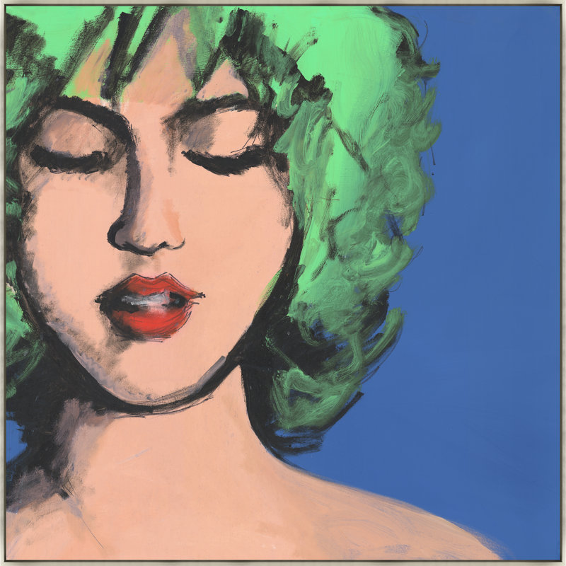 Bubble Pop I Print by Rick Blue, 25.5" H x 25.5" W, Glass Coat, Green