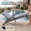 Chaise longue d'extérieur en osier avec coussins WFMFL-AHAX2401RO-2AKA-101 -433285051
