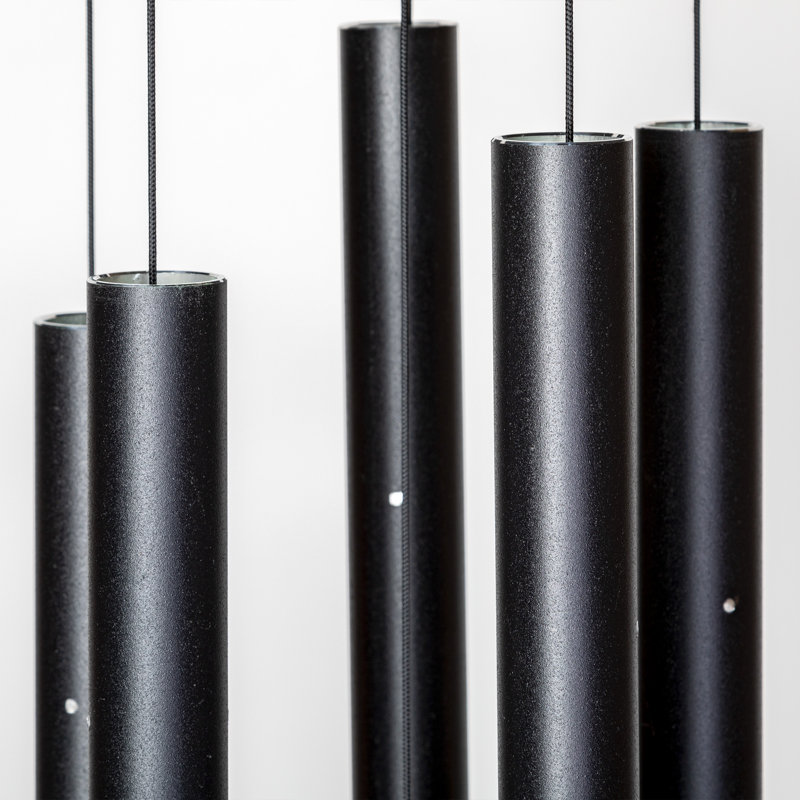Shenandoah Melodies Aluminum Wind Chime, Noir, H 47 po x l 11 po x P 11 po