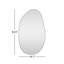 Miroir mural sans cadre, miroir de commode asymétrique décoratif