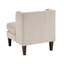 Chaise en velours côtelé taupe avec coussins de siège réversibles et hauteur de 19 po-1411797534