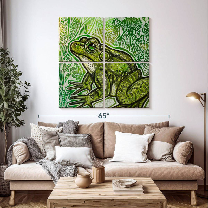 Brampt Little Frog, 45" H x 45" W