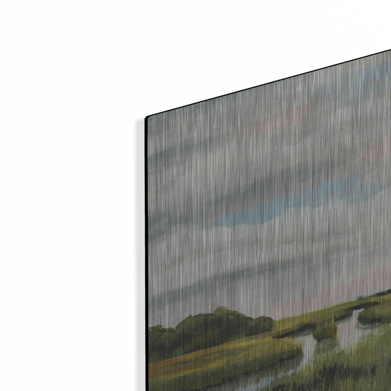 «August Marsh Landscape» par Naomi McCavitt, August Grove, art mural en métal, 12 po x 16 po