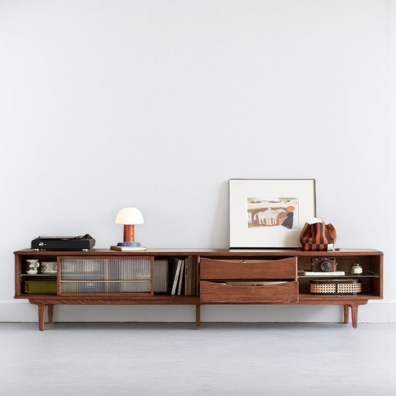 Meuble télé Retro Creative, H 16,93 po x L 86,61 po x l 13,78 po
