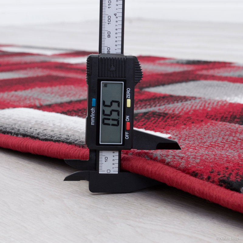 Geometric Indoor Rug, Rectangle 5' x 6'11"