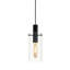 Leo Minor 1 - Light Matte Black Cylinder Pendant