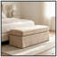 Banc rembourré en chenille avec rangement rabattable-1474001710