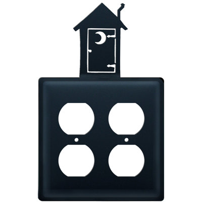 Outhouse 4-Gang Duplex Outlet Wall Plate