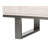 Bronzini Credenza, Small,Embossed White