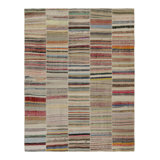One-of-a-Kind Rectangle 9’ X 12’ Hand Knotted Area Rug