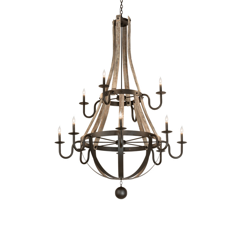 Rustic Lodge 12 - Light Chandelier