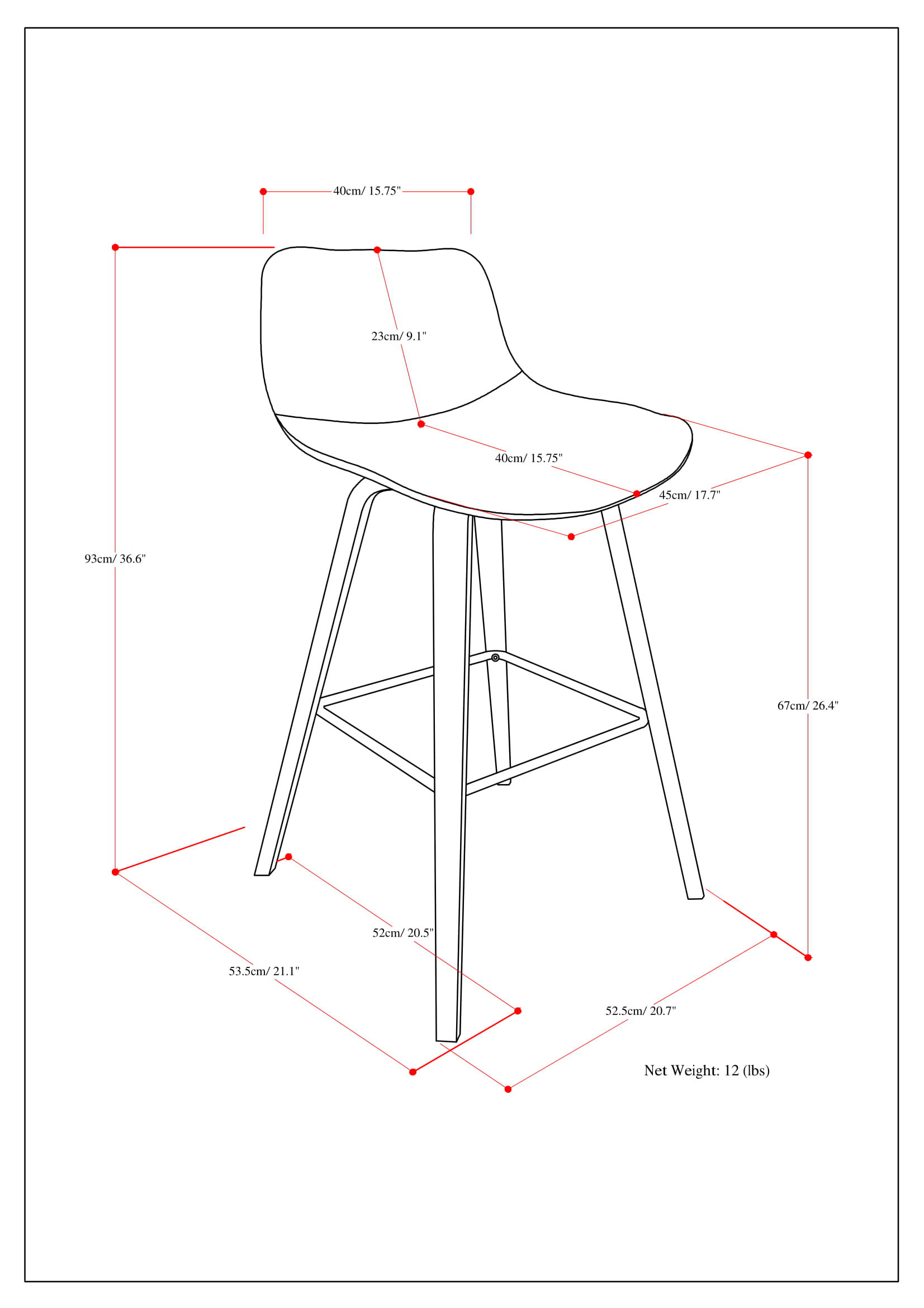Dimensions du produit