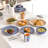 Mandala Ceramic Dinnerware Set 32 Piece - Service for 8-317596764